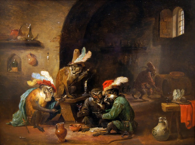 煙を吐く猿たち - デイヴィッド・テニエール・ル・ジュヌ

Source:
Singes fumants - David Teniers le Jeune