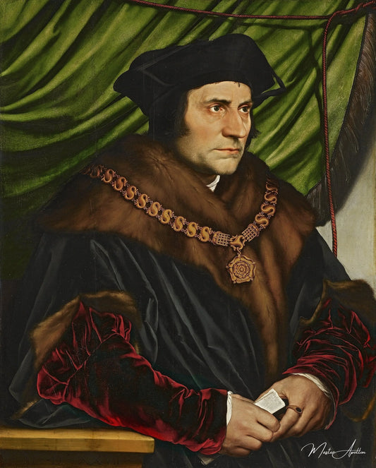 Sir Thomas More - Hans Holbein le Jeune - Reproductions de tableaux et peintures haut de gamme