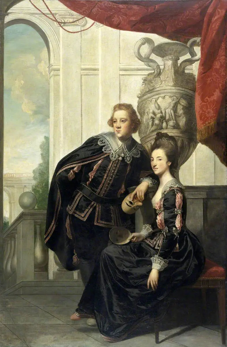 サー・ワトキン・ウィリアムズ・ウィン（1749–1789）とレディ・ヘンリエッタ・ウィリアムズ・ウィン（1748–1769） - ジョシュア・レイノルズ