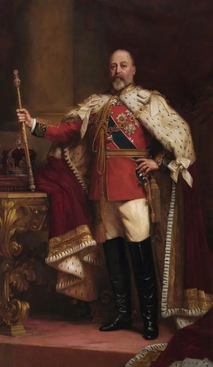 SM 王エドワード7世、工芸品の保護者 - ルーク・フィルズ

Source:
SM le roi Édouard VII, protecteur de l'artisanat - Luke Fildes