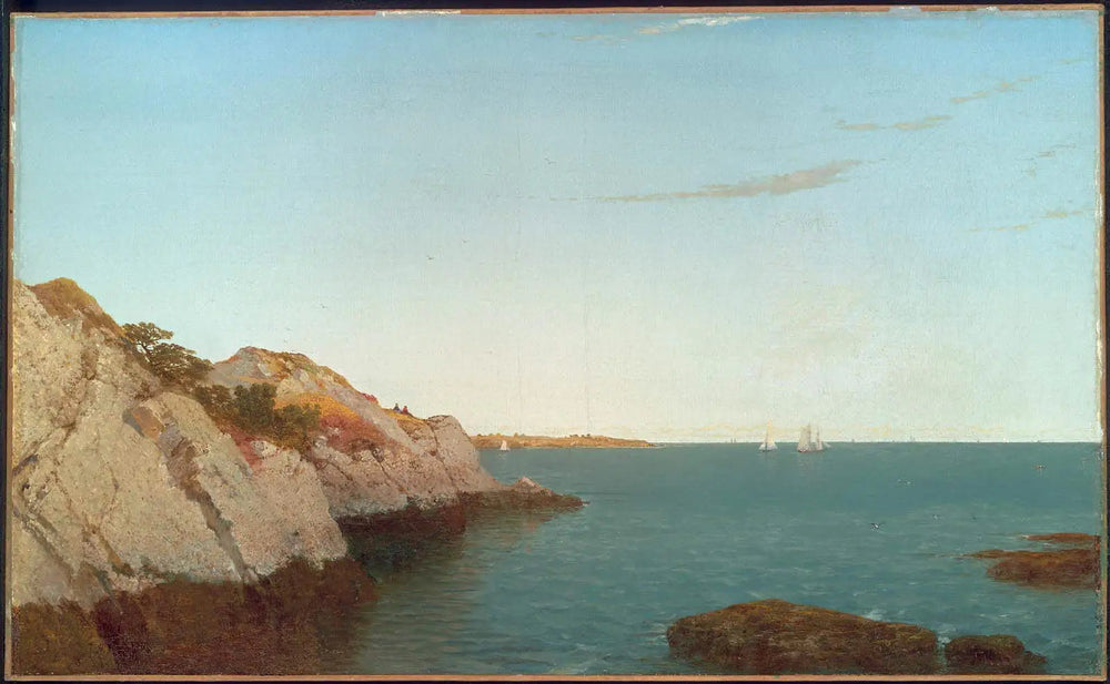 Smith's Point, Beverly, Massachusetts - John Frederick Kensett image 1 copie de tableau peinte à la main
