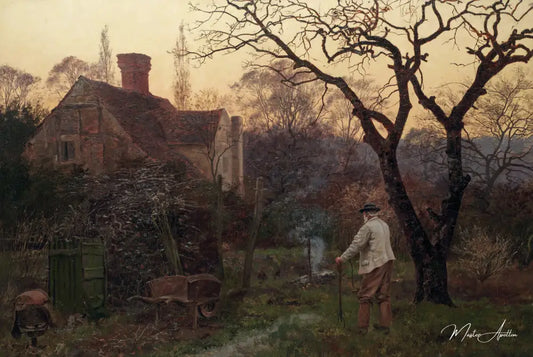 Soirée, Brockham - Edward Wilkins Waite - Reproductions de tableaux et peintures haut de gamme