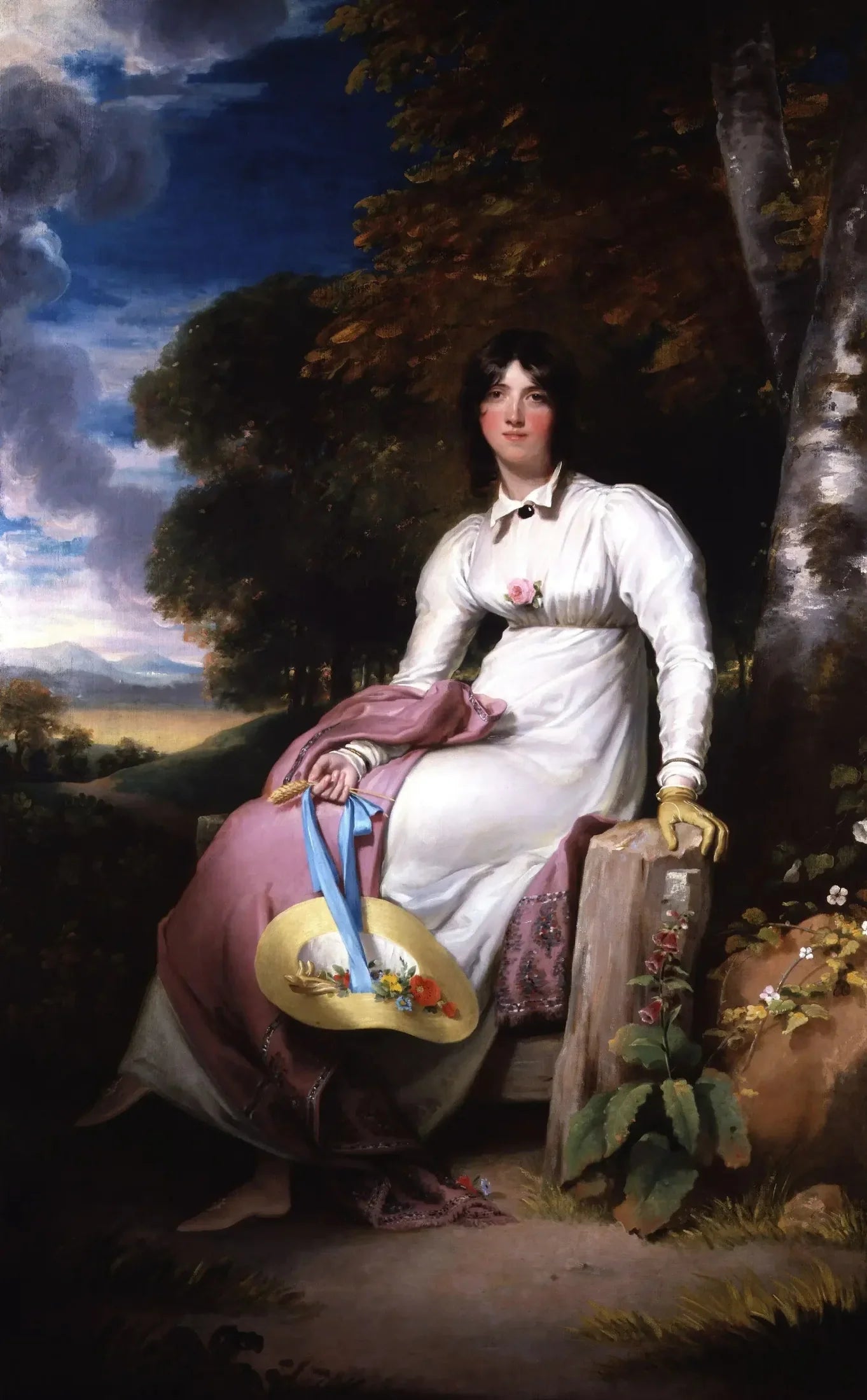 Sophia, Lady Burdett - Thomas Lawrence image 1 reproduction réalisée par Alpha Reproduction