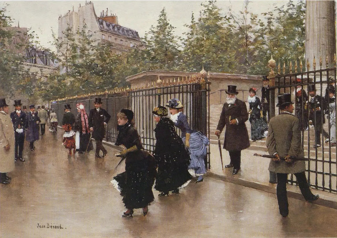 Sortant de la Madeleine - Jean Béraud - Alpha Reproduction