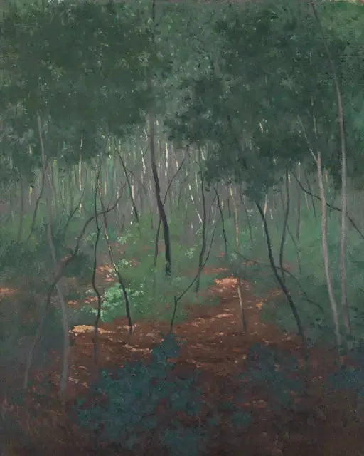 森の下草、軽やかな木々 - フェリックス・ヴァロトン

Source:
Sous-bois, arbres légers - Félix Vallotton