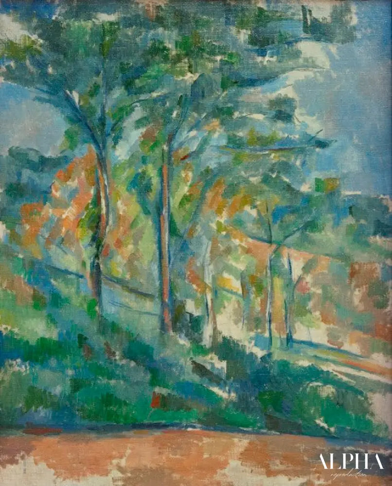 Sous-bois - La forêt - Paul Cézanne - Reproductions de tableaux et peintures haut de gamme