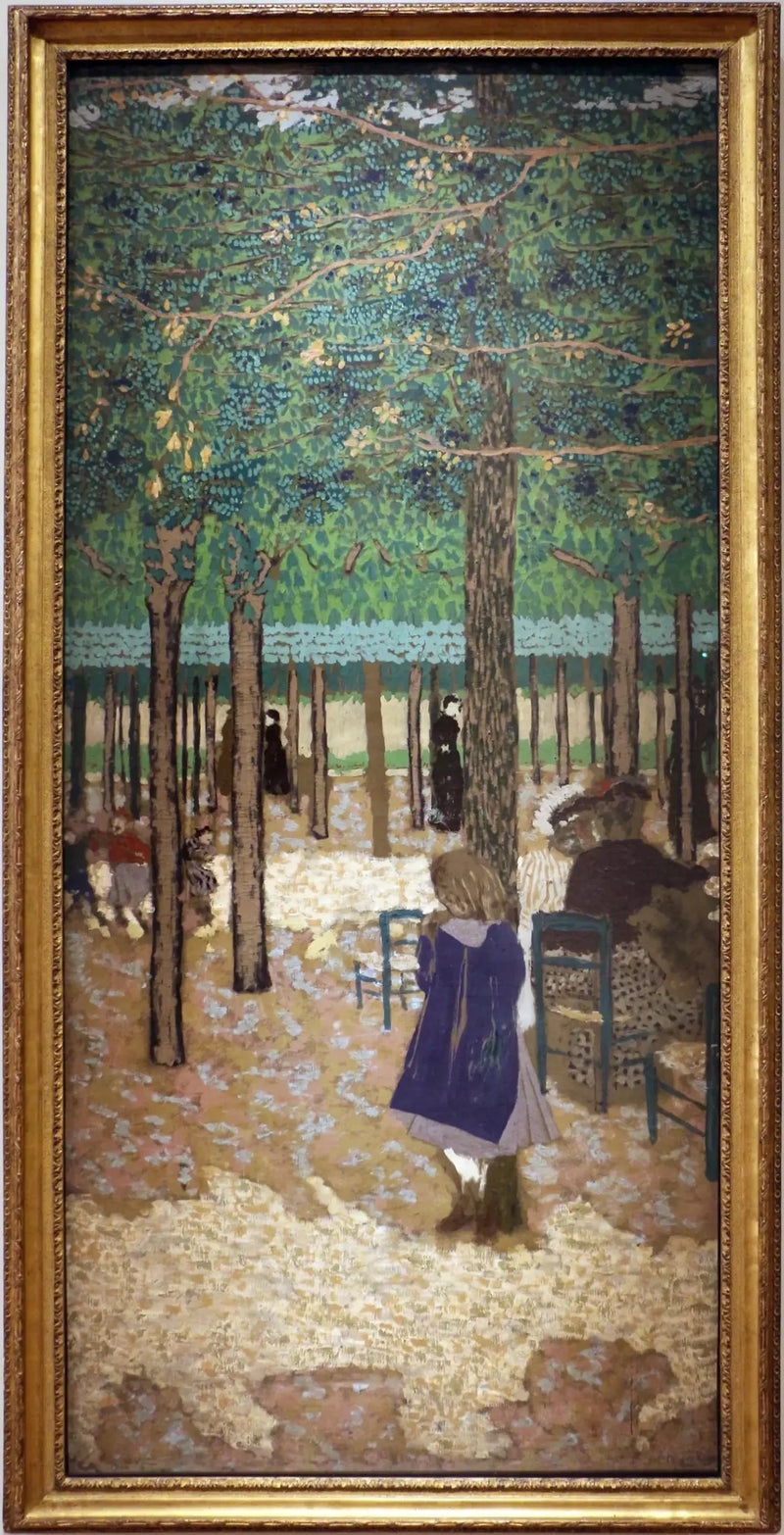 公園の木々の下で - エドゥアール・ヴィヤール