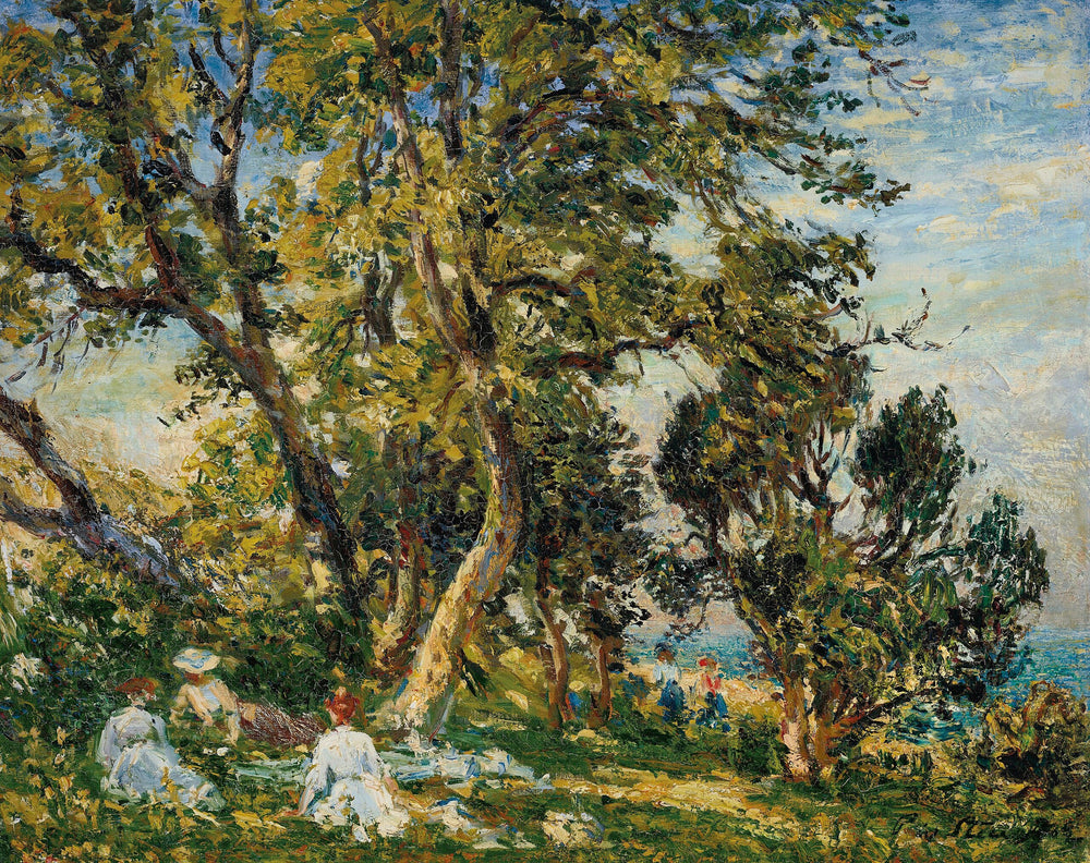 Sous les arbres - Philip Wilson Steer image 1 reproduction réalisée par Alpha Reproduction