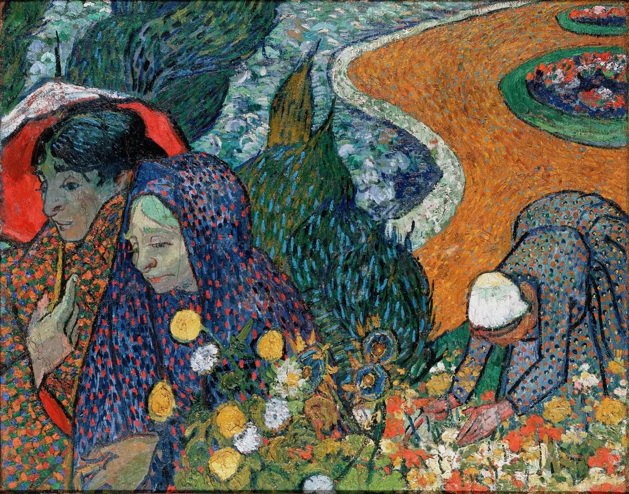 Souvenir du jardin à Etten - Vincent van Gogh image 1 tableau peint à l’huile sur toile