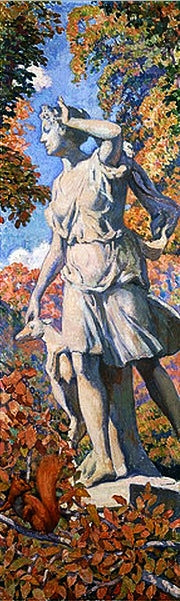 Statue de Diane - Théo van Rysselberghe image 1 reproduction de peinture à l’huile