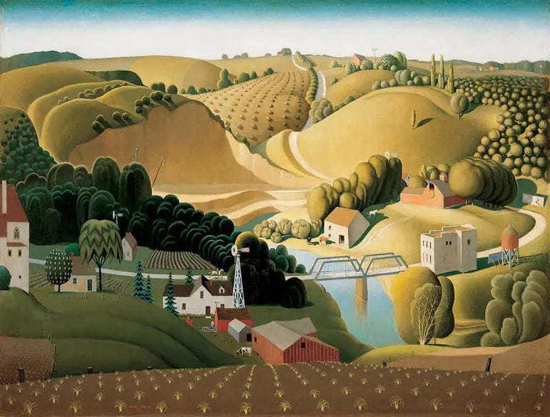 ストーンシティ、アイオワ州 - グラント・ウッド

Source:
Stone City, Iowa - Grant Wood
