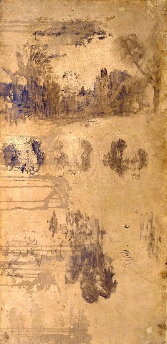 Studies for ‘Dawn of Christianity’ - J. M. W. Turner image 1 reproduction d’œuvre d’art à l’huile