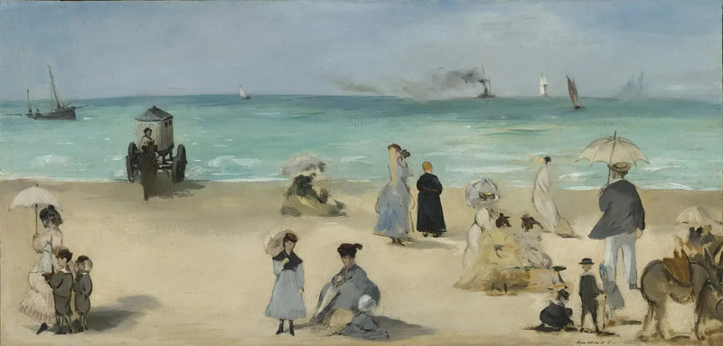 ブローニュの浜辺 - エドゥアール・マネ