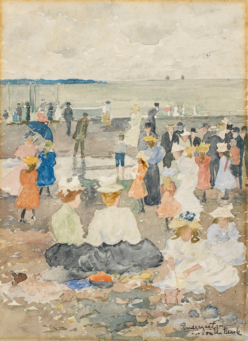 海辺 - モーリス・プリンダーギャスト

Source:
Sur la plage - Maurice Prendergast