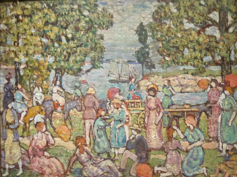 ビーチで、№ 3 - モーリス・プリンダーギャスト

Source:
Sur la plage, n° 3 - Maurice Prendergast