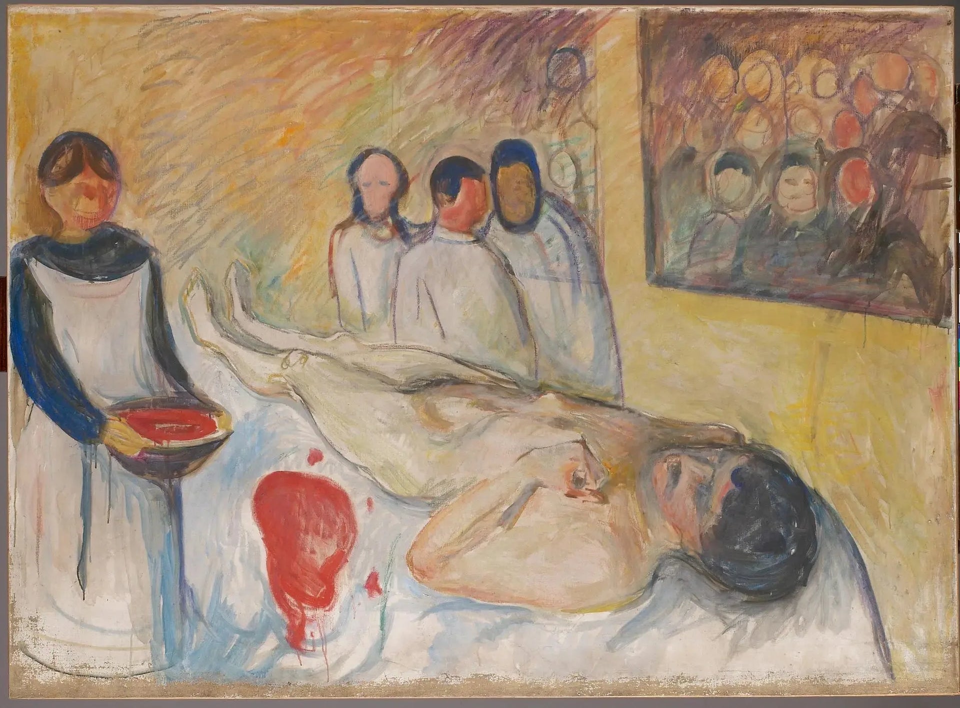 Sur la table d'opération - Edvard Munch image 1 copie de tableau peinte à la main