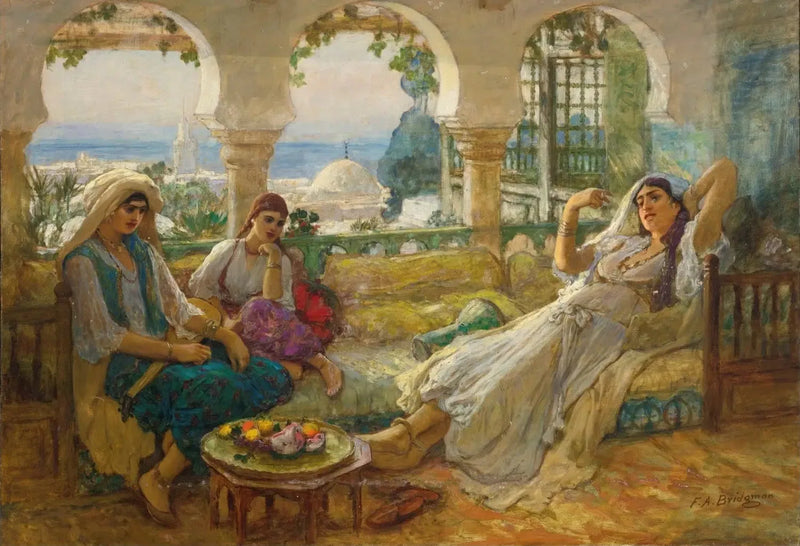 テラスの上 - フレデリック・アーサー・ブリッジマン

Source:
Sur la terrasse - Frederick Arthur Bridgman