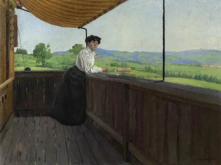 バルコニーの上 - フェリックス・ヴァロトン

Source:
Sur le balcon - Félix Vallotton