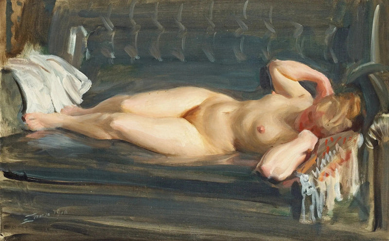 青灰色の革のソファにて - アンダース・ゾーン

Source:
Sur le canapé en cuir bleu-gris - Anders Zorn