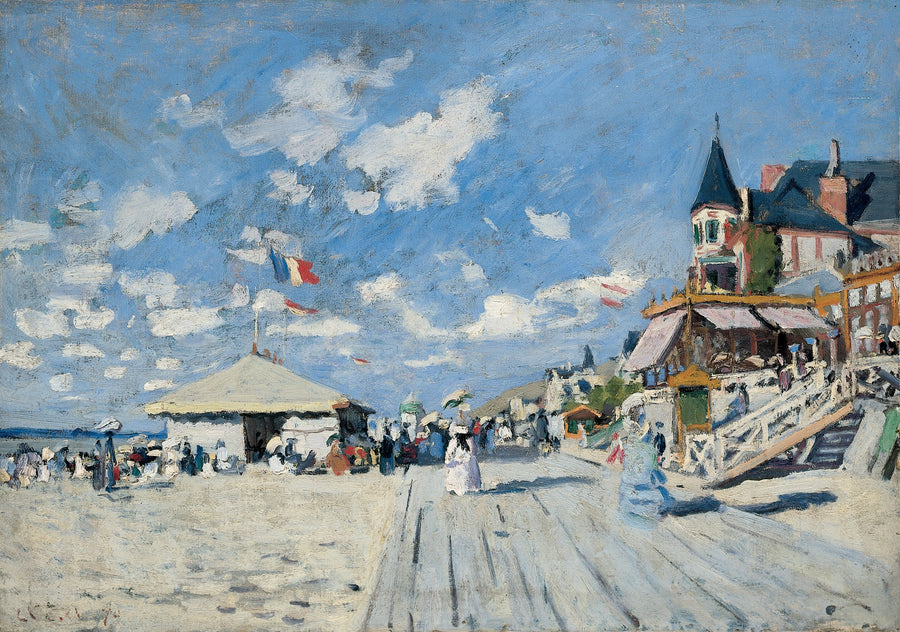 Trouville W157aのステージ上 - Claude Monet