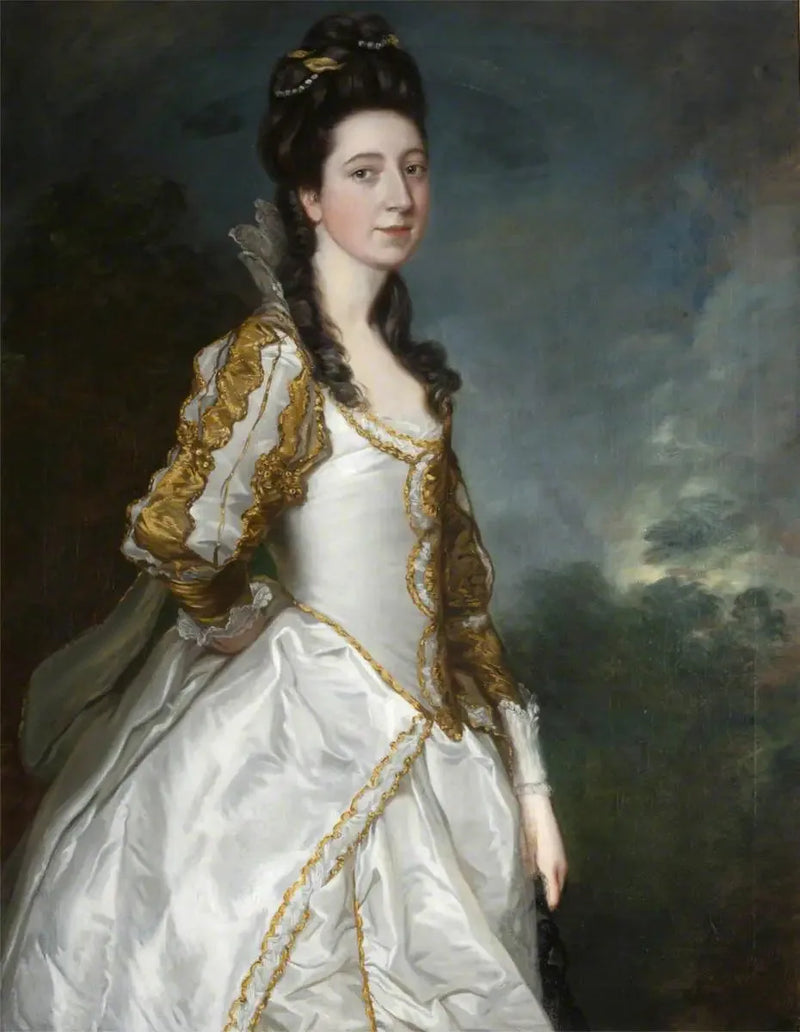 スザンナ「スキー」トレヴェリアン、ジョン・ハドソン夫人（1736-1779） - トマス・ゲインズバラ