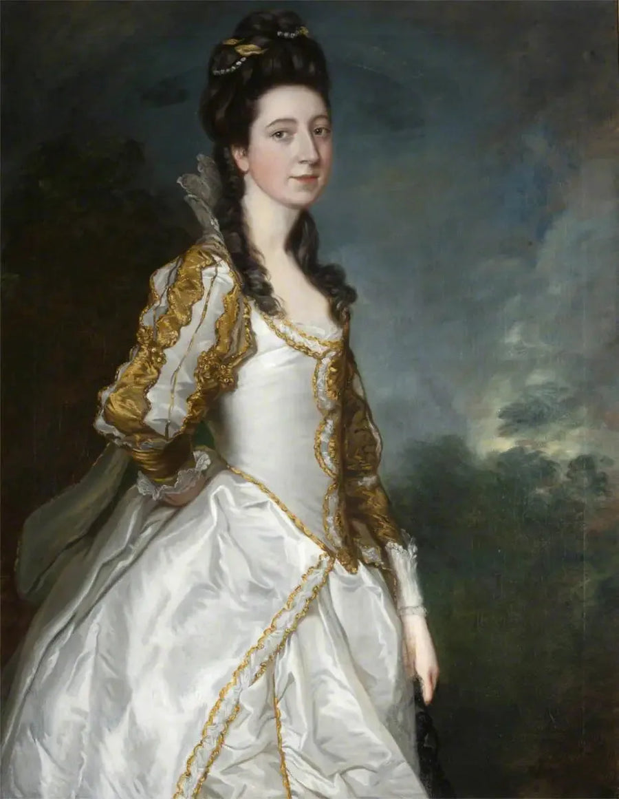 スザンナ「スキー」トレヴェリアン、ジョン・ハドソン夫人（1736-1779） - トマス・ゲインズバラ