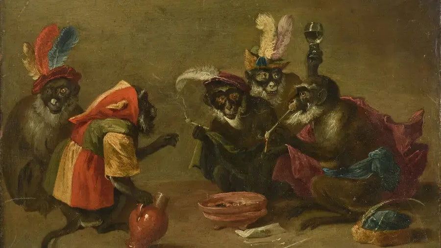 サルの喫茶店 - デイヴィッド・テニエール・ル・ジュヌ

Source:
Tabagie de singes - David Teniers le Jeune