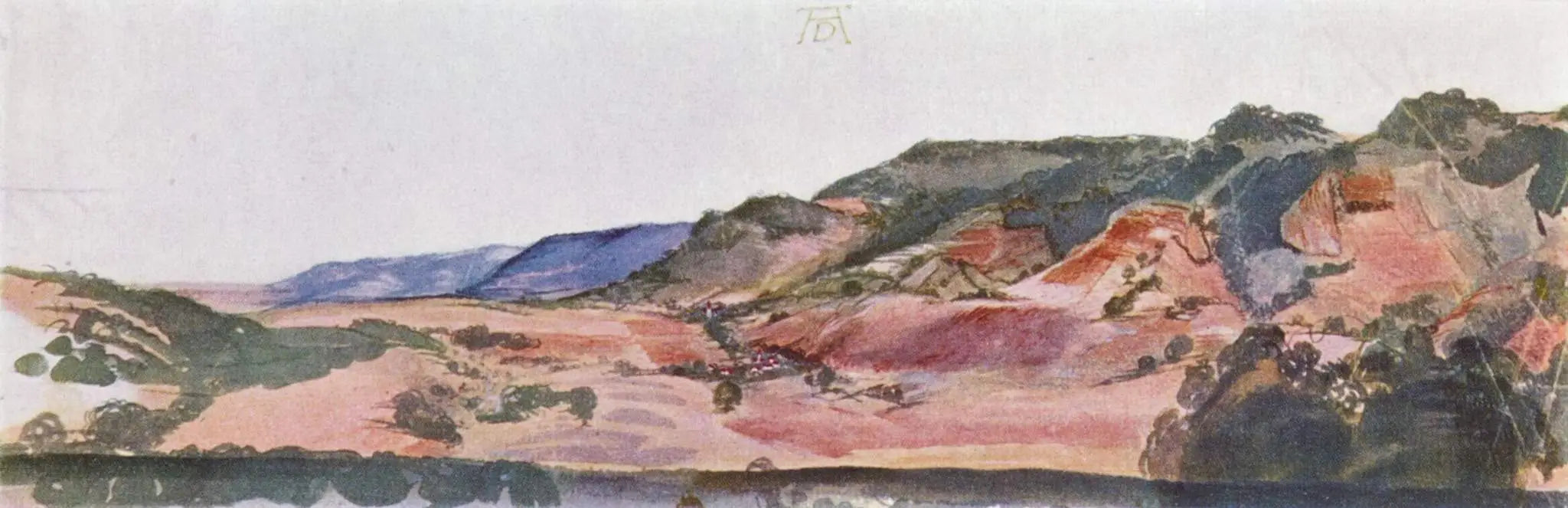 Tal von Kalchreuth. - Albrecht Dürer image 1 reproduction d’œuvre d’art à l’huile