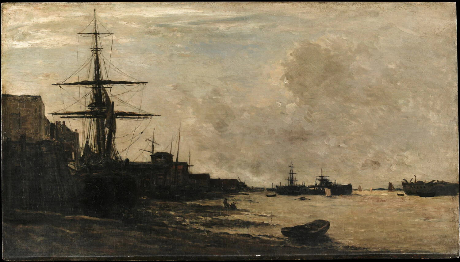 La Tamise à Erith - Charles-François Daubigny