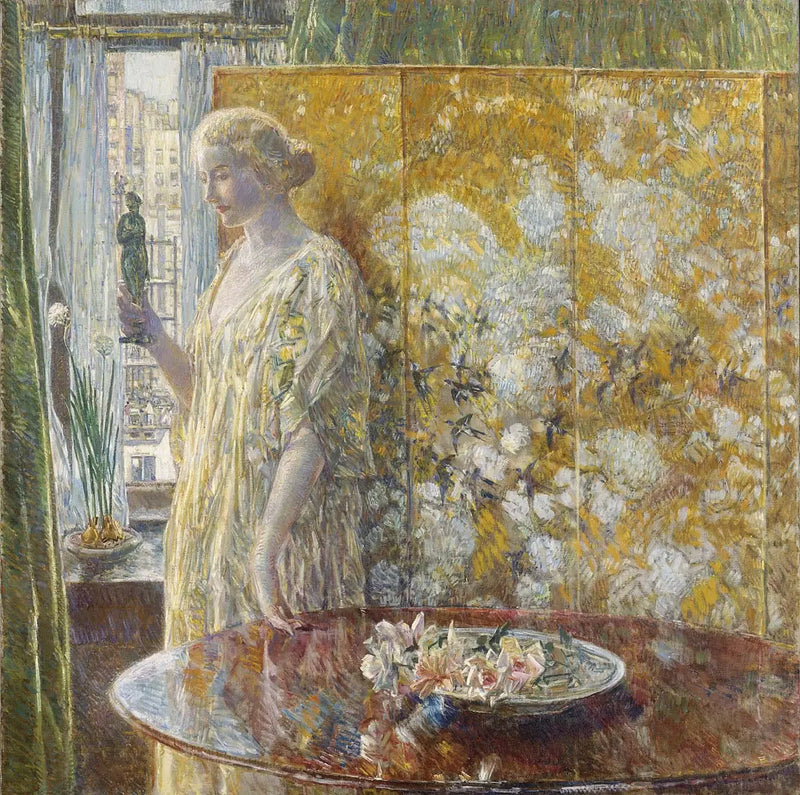 タンアグラ（レ・バティッサール、ニューヨーク） - チルド・ハッサム

Source:
Tanagra (Les Bâtisseurs, New York) - Childe Hassam