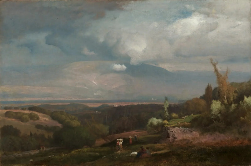 アルバンの丘の接近する嵐 - ジョージ・イネス

Source:
Tempête approchant des collines d'Alban - George Inness
