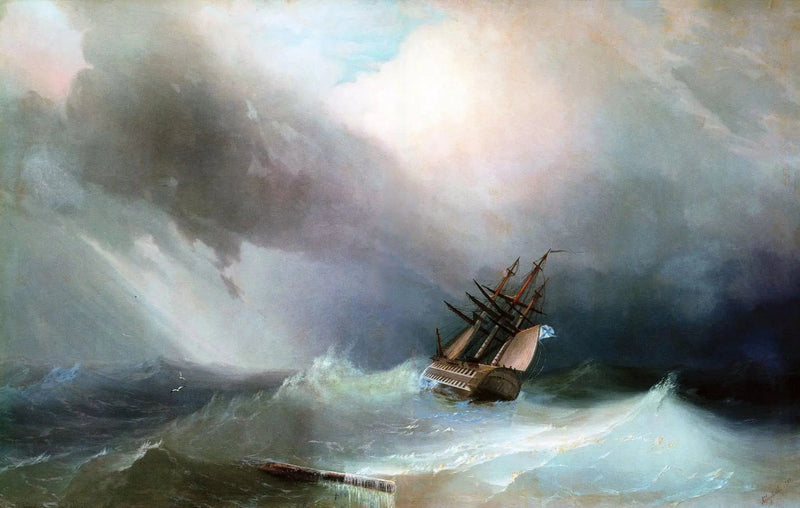 嵐 - イワン・アイヴァゾフスキー

Source:
Tempête - Ivan Aïvazovski