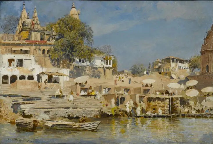 バナーラスの寺院と沐浴場 - エドウィン・ロード・ウィークス

Source:
Temples et ghat de baignade à Bénarès - Edwin Lord Weeks