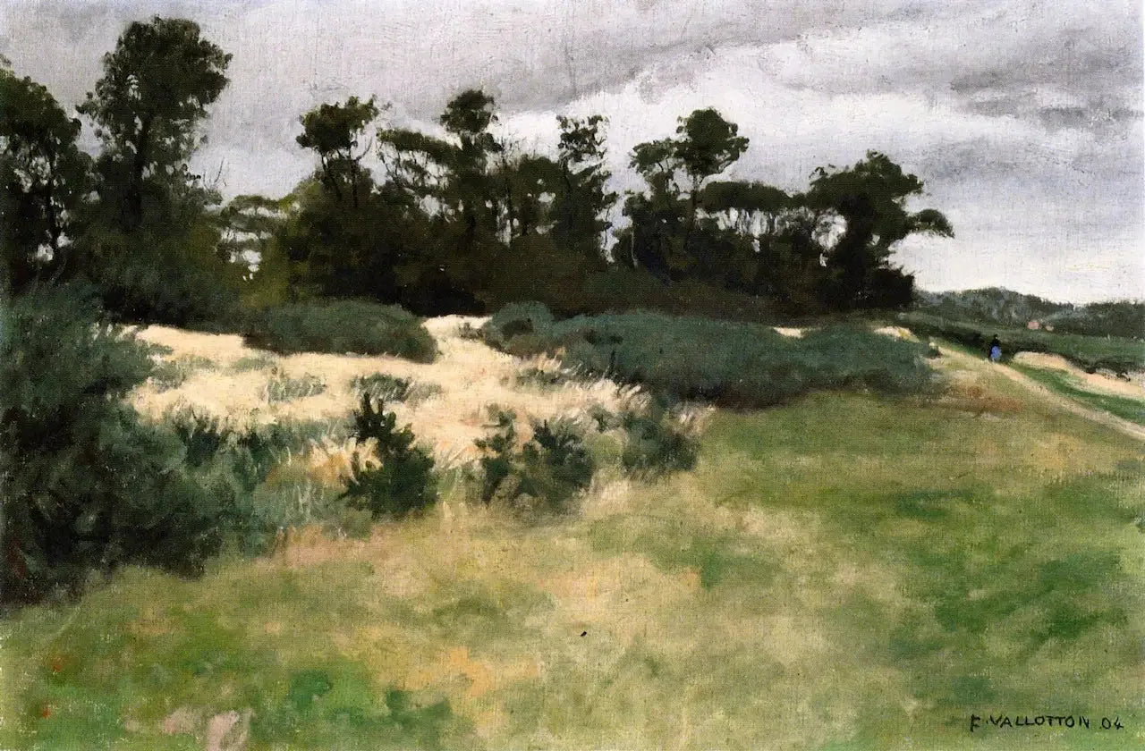 Temps gris, Varengeville - Félix Vallotton image 1 copie peinte à la main à l’huile