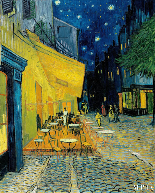 Terrasse du café le soir - Van Gogh - Reproductions de tableaux et peintures haut de gamme