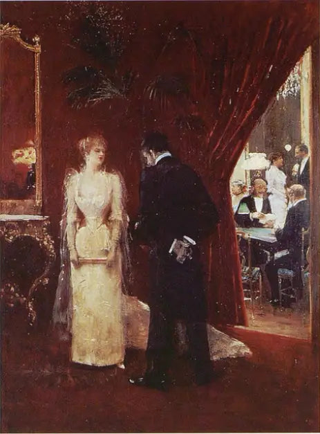 ジャン・ベローのレセプションでの対話

Source:
Tête-à-tête dans une réception - Jean Béraud
