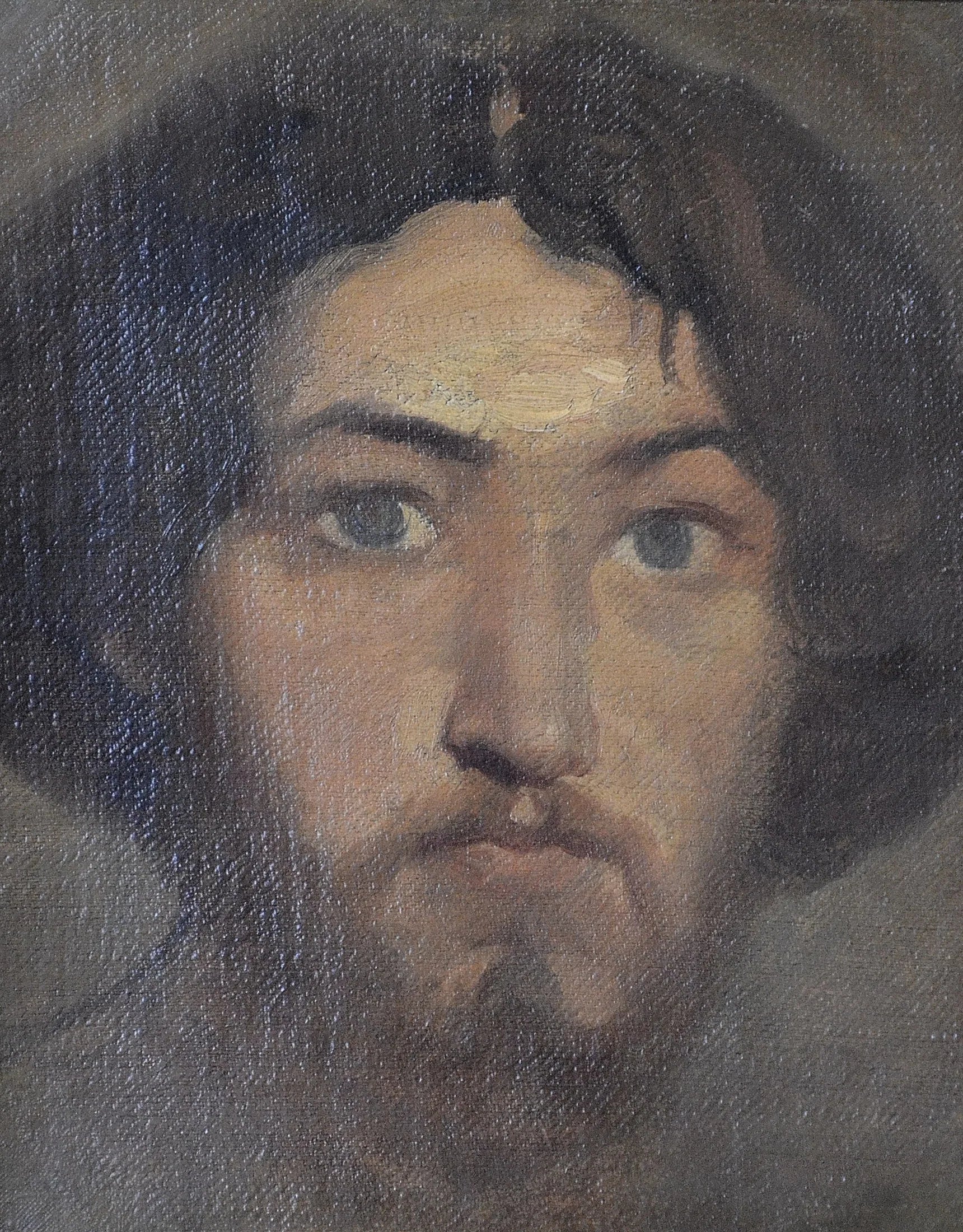 Tête d'Italien - Théodore Chassériau image 1 reproduction artisanale de tableau