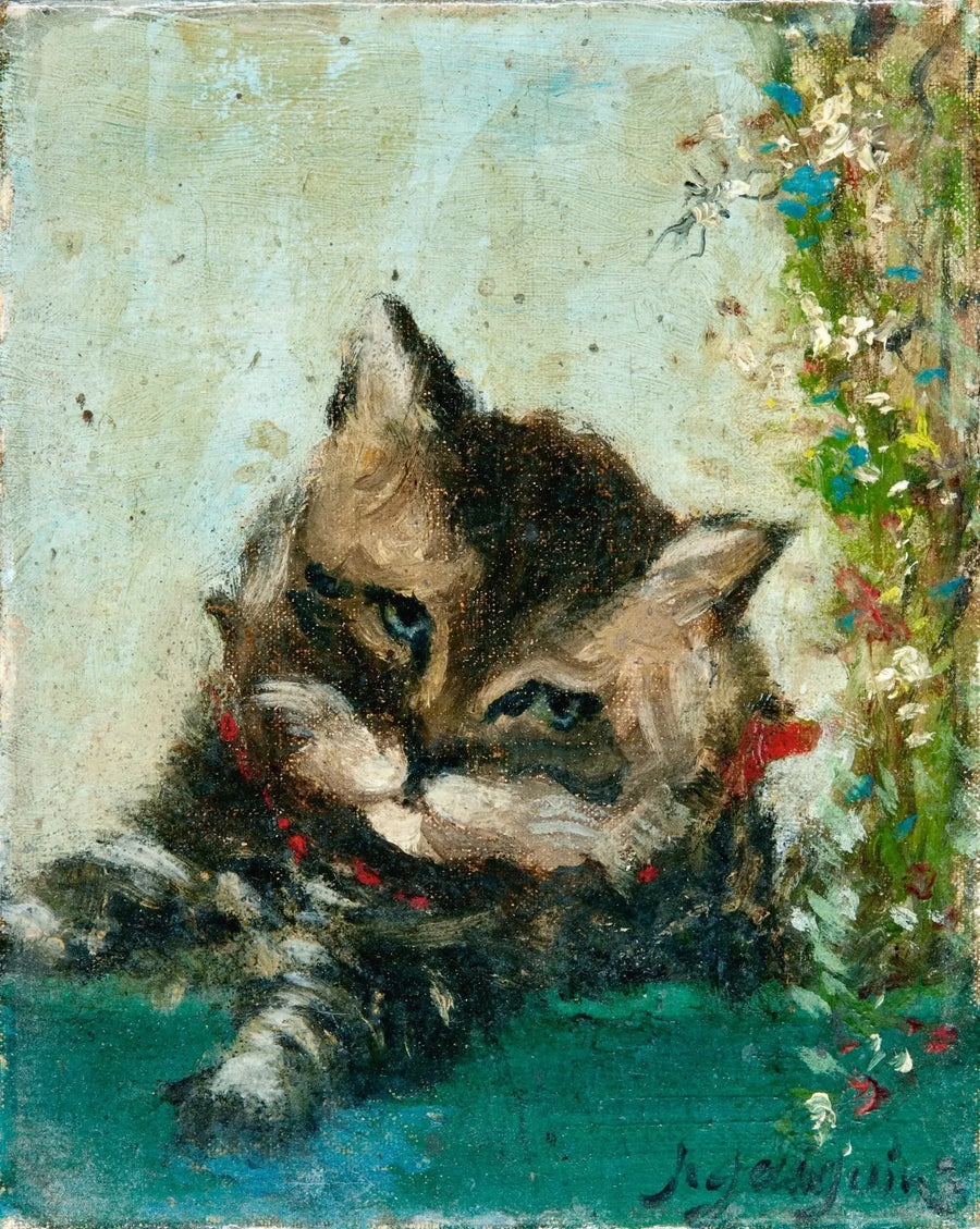 猫の頭 - ポール・ゴーギャン