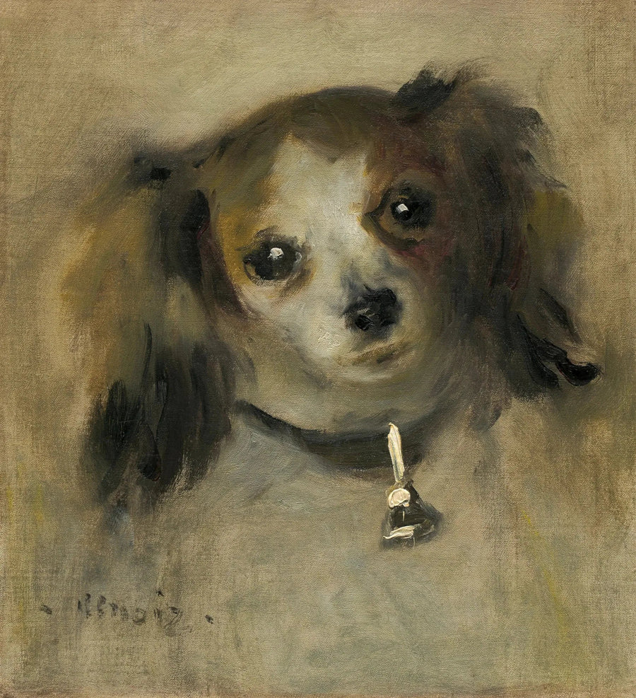 犬の頭 - ピエール＝オーギュスト・ルノワール