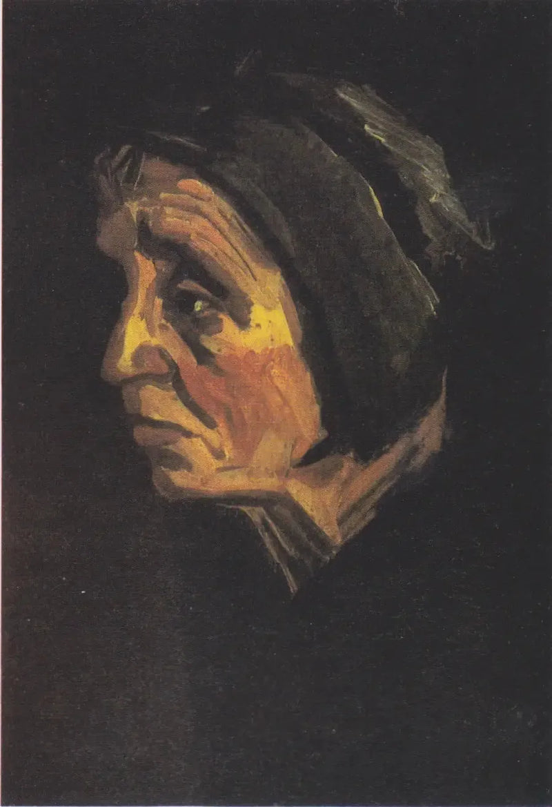 女性の頭部 - Vincent van Gogh