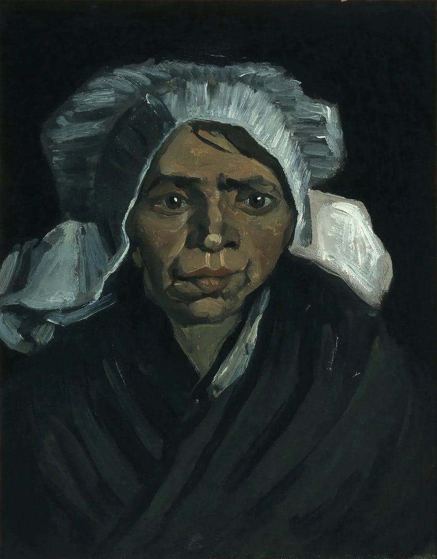 農婦の頭部 - Vincent van Gogh