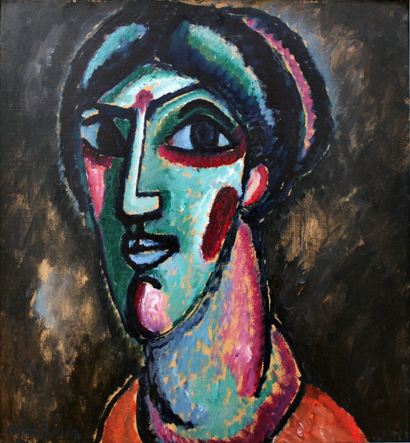 黒と緑の頭部 - アレクセイ・フォン・ジャウレンスキー

Source:
Tête en noir et vert - Alexej von Jawlensky
