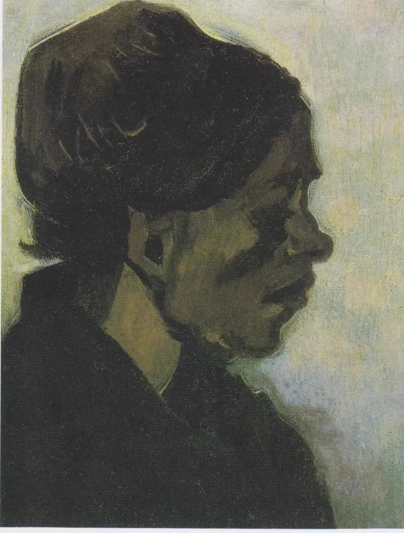 女性の頭部 - Vincent van Gogh