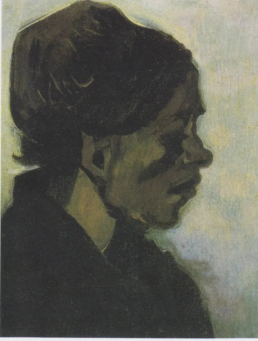女性の頭部 - Vincent van Gogh