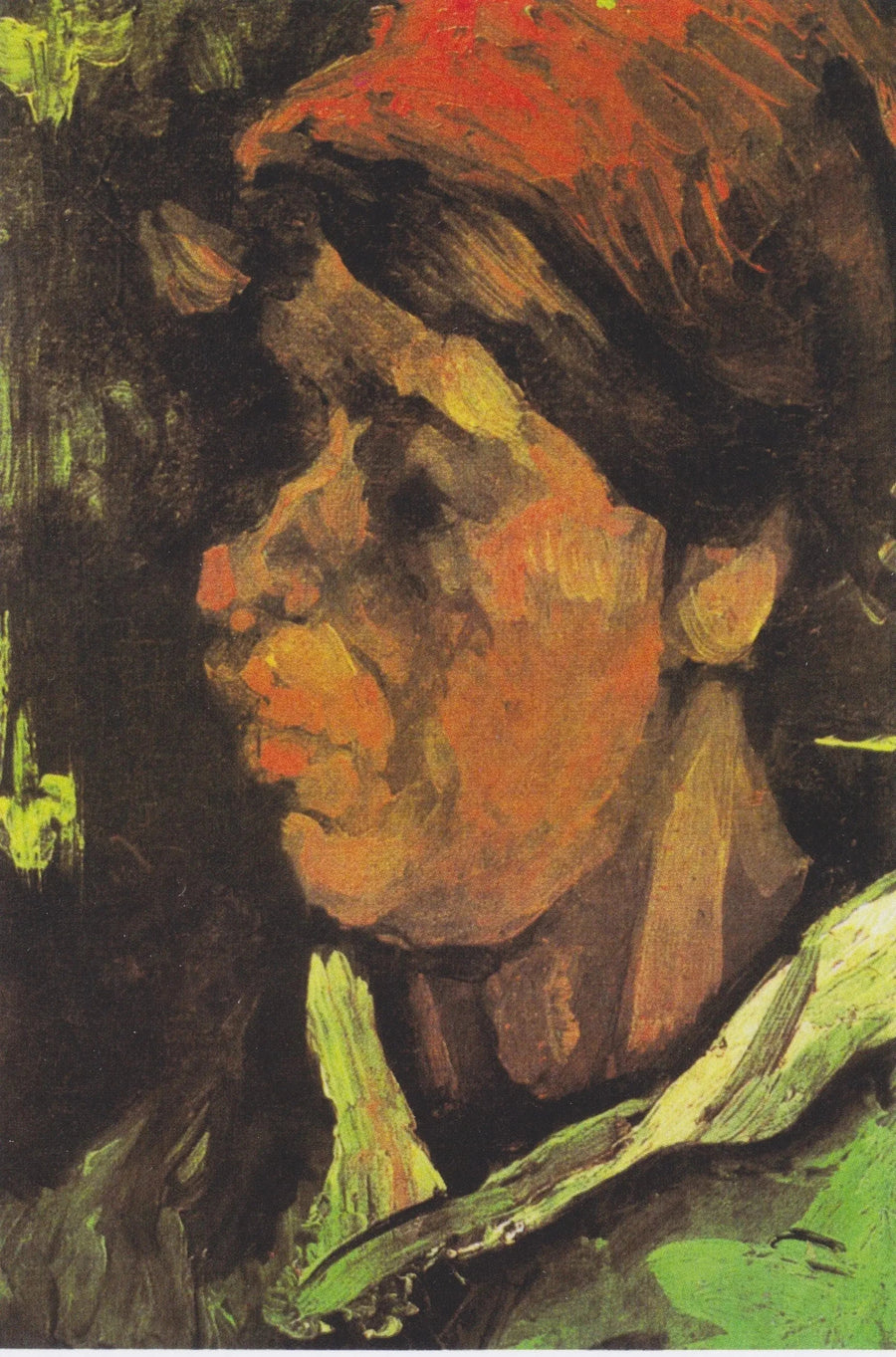 オランダの農婦の頭部 - Vincent van Gogh