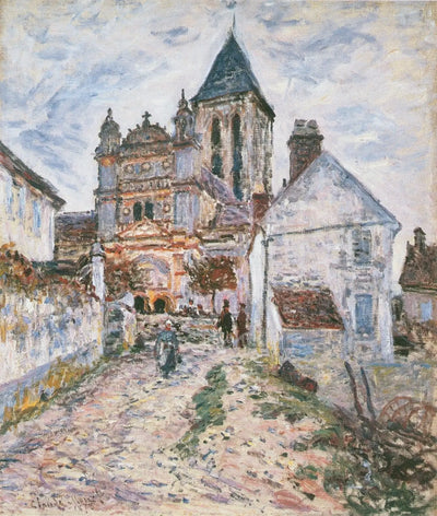 Reproduction du tableau « The Church at Vétheuil - Claude Monet » par Alpha Reproduction en peinture à l’huile