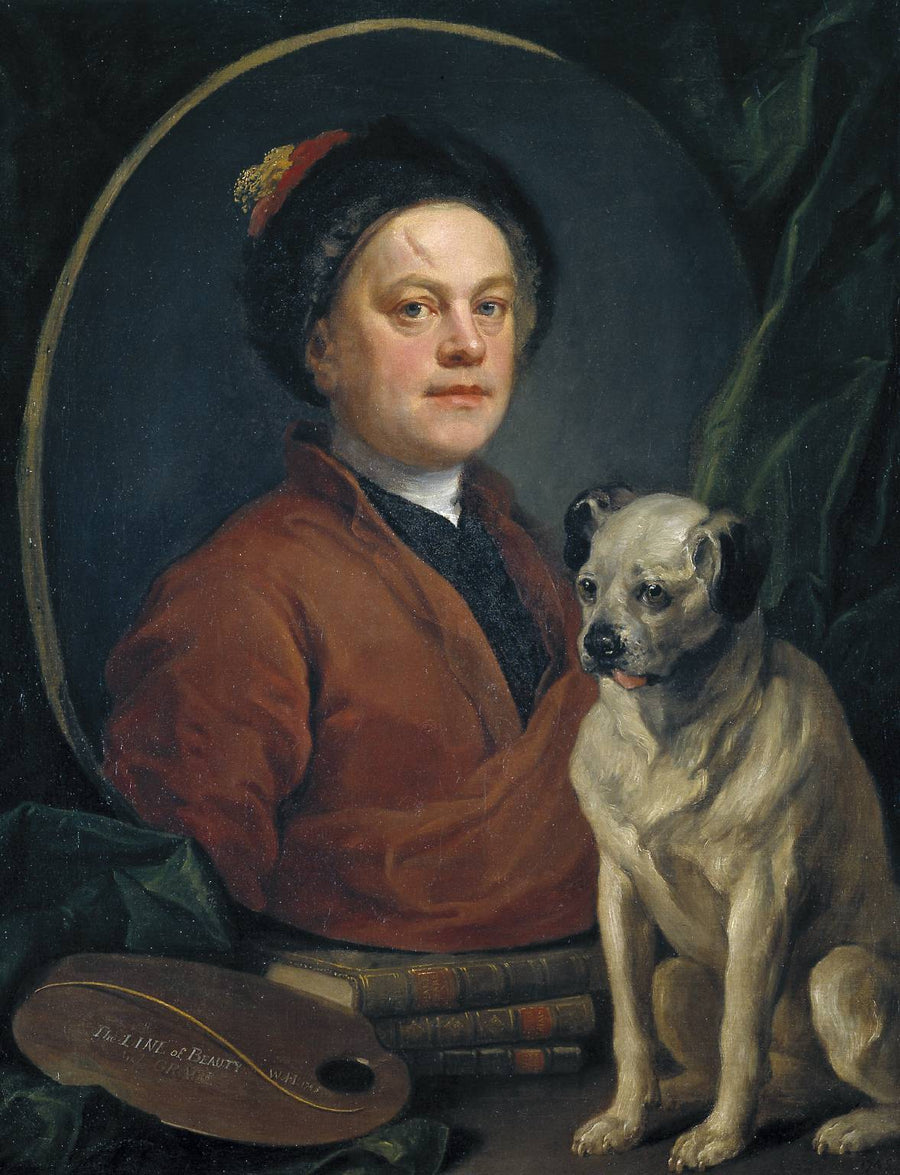 The Painter and His Pug - William Hogarth