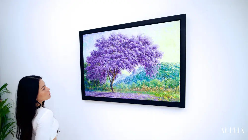 The Purple Tree - Chaloemkiat | 90 x 60 cm Reproductions de tableaux à la peinture à l’huile