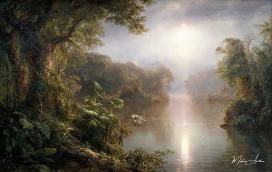 The River of Light - Frederic Edwin Church - Reproductions de tableaux et peintures haut de gamme