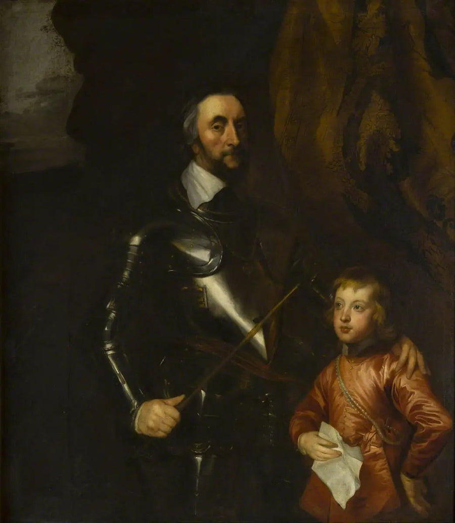 トーマス（1592年–1646年）、アランデル伯、孫の一人とともに - アントワーヌ・ヴァン・ダイク

Source:
Thomas (1592–1646), comte d'Arundel, avec l'un de ses petits-fils - Antoine van Dyck
